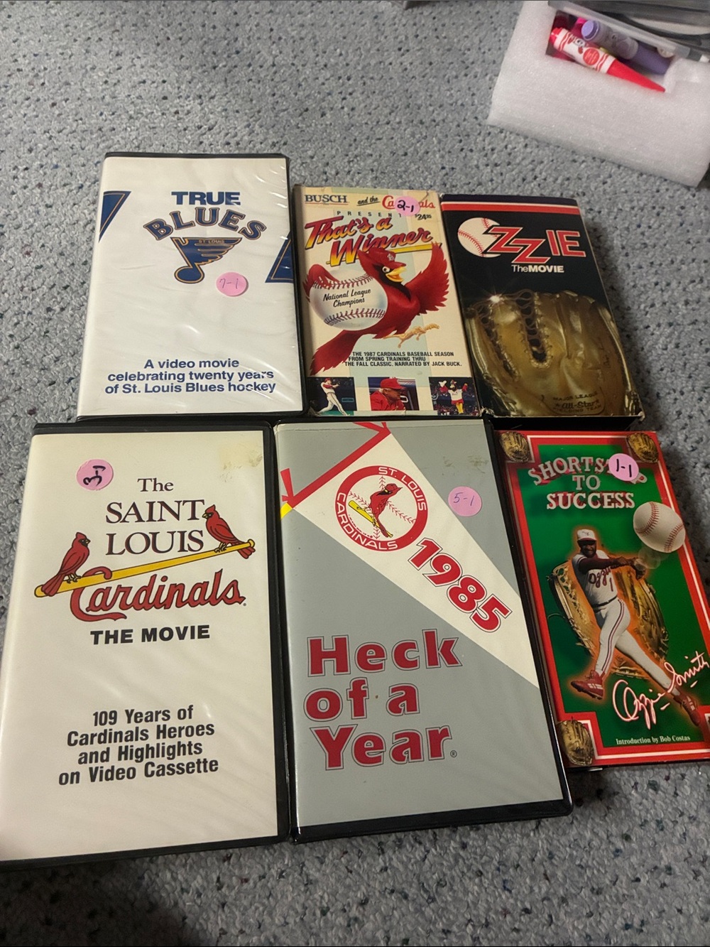 STL vhs tapes